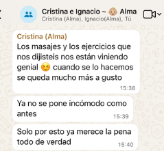 Conversación WhatsApp
